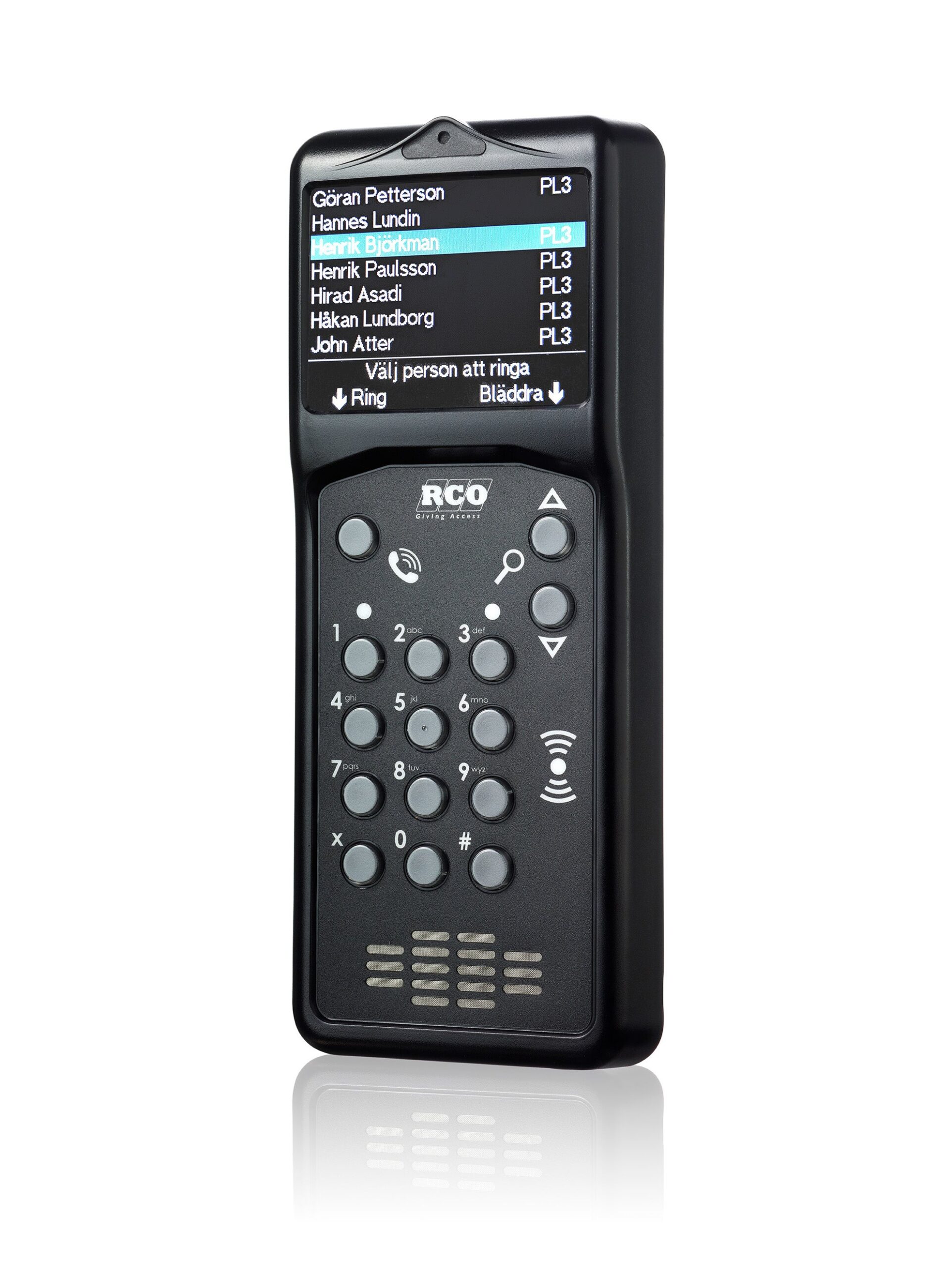 RCO PA-519 porttelefon med passerläsare